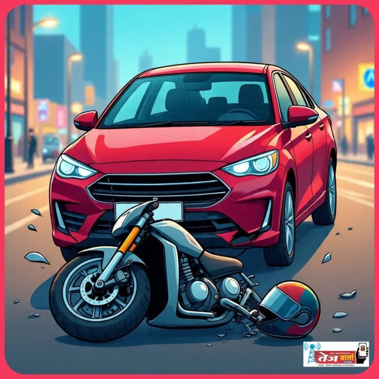 कार दुचाकी ॲक्सीडेंट